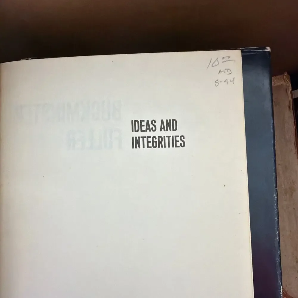 Buckminster Fuller Ideas And Integrities 1974 Collier 1st‎